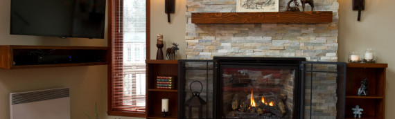A fireplace mantle design published in a magazine / Sept. 2015
